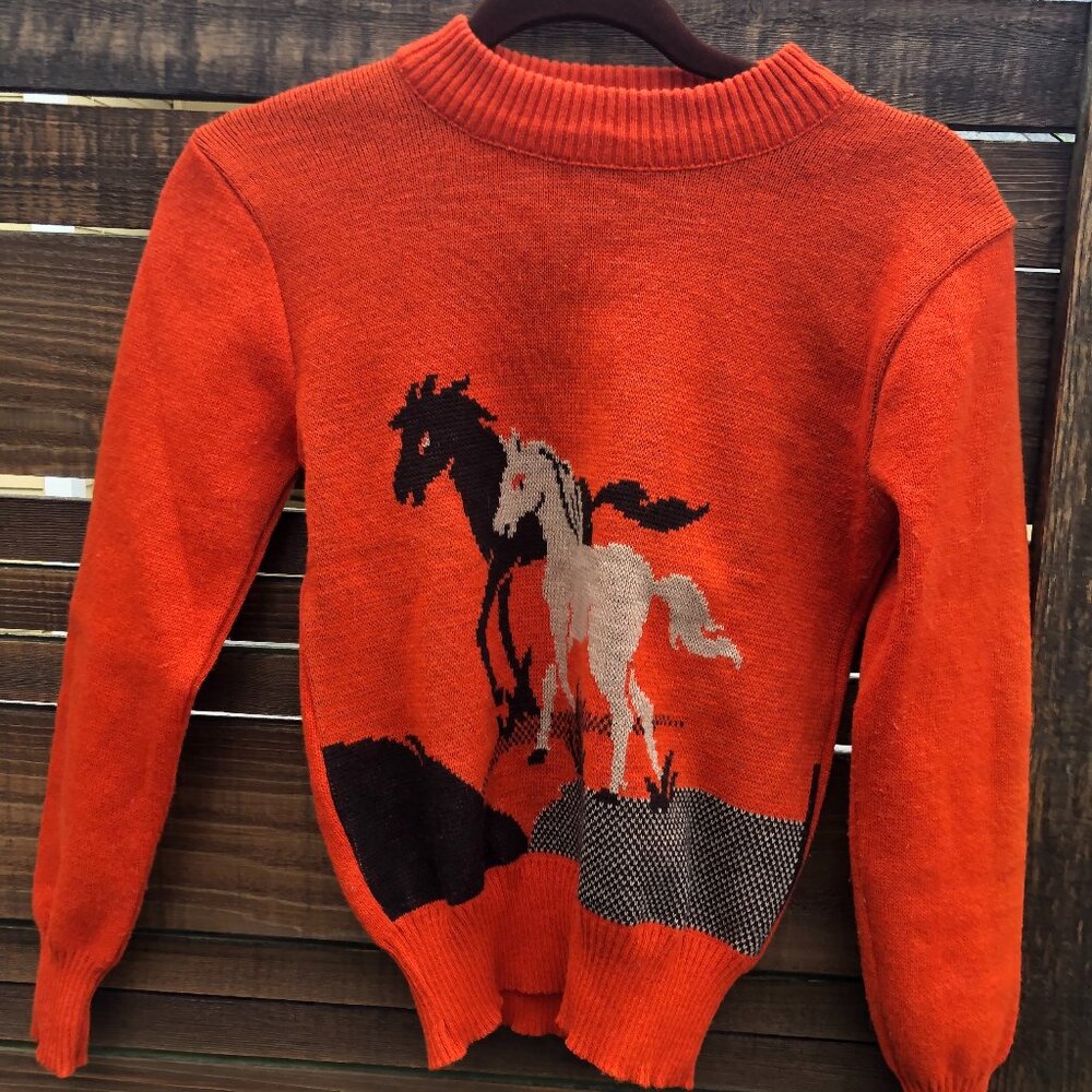 DARLING Vintage Horse Sweater